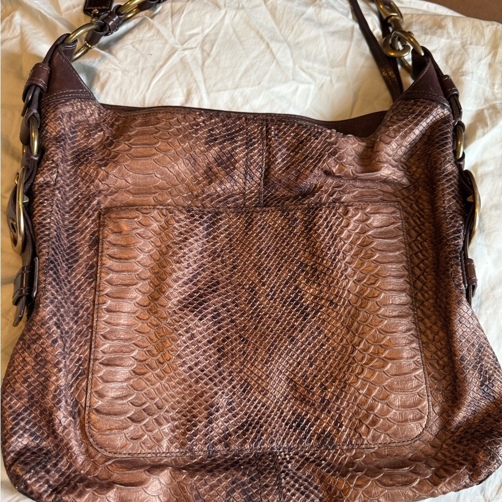 Coach Bleecker Limited Edition python embossed le… - image 5